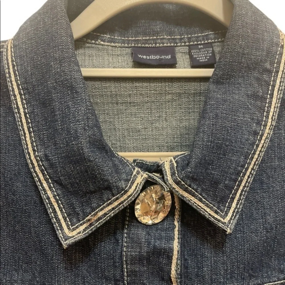 Westbound Jean Jacket Size M NWOT - Picture 3 of 9